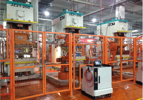 单元冲压自动化应用